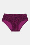 Rosaline Pure Cotton Full Coverage Neon Leaves Brief (Pack of 3) — thumbnail 3